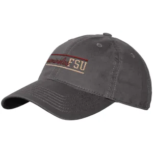 Legacy Women's Seminoles/FSU Adjustable Twill Cap - Dark Grey