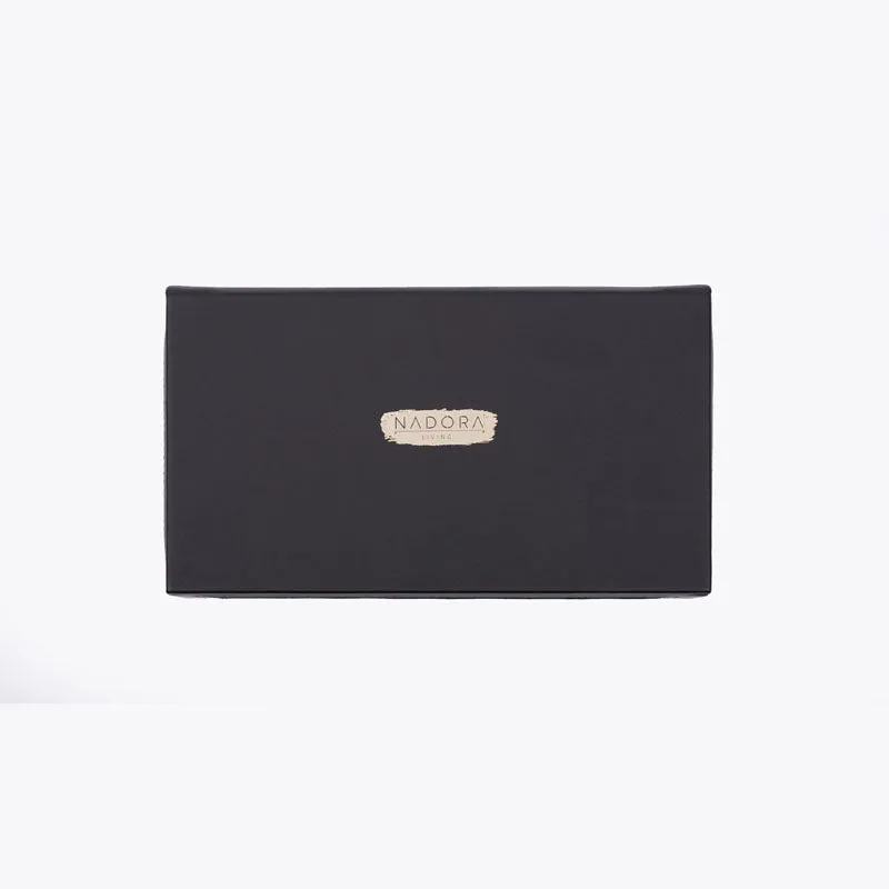 Lorae Vegan Leather Tiisue Box - Black