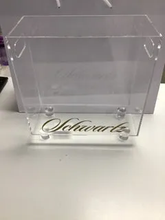 Lucite Magazine Holder