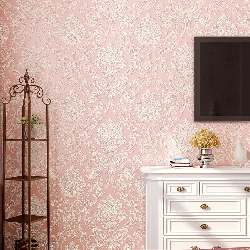 Luxury 3D Embossed Damascus Wallpaper (5.3 ㎡)