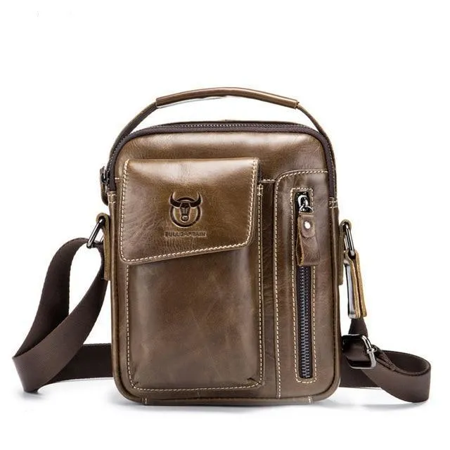 Luxury Genuine Leather Crossbody Bag - 4 Colors