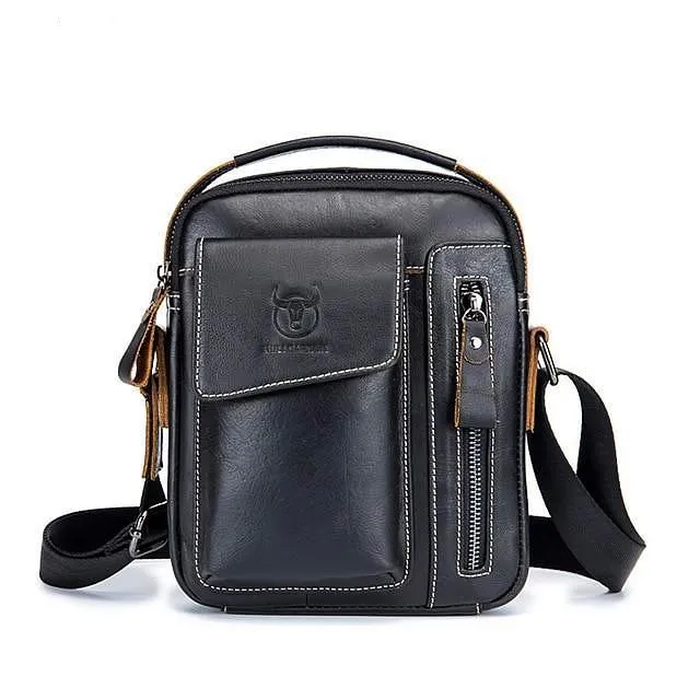 Luxury Genuine Leather Crossbody Bag - 4 Colors