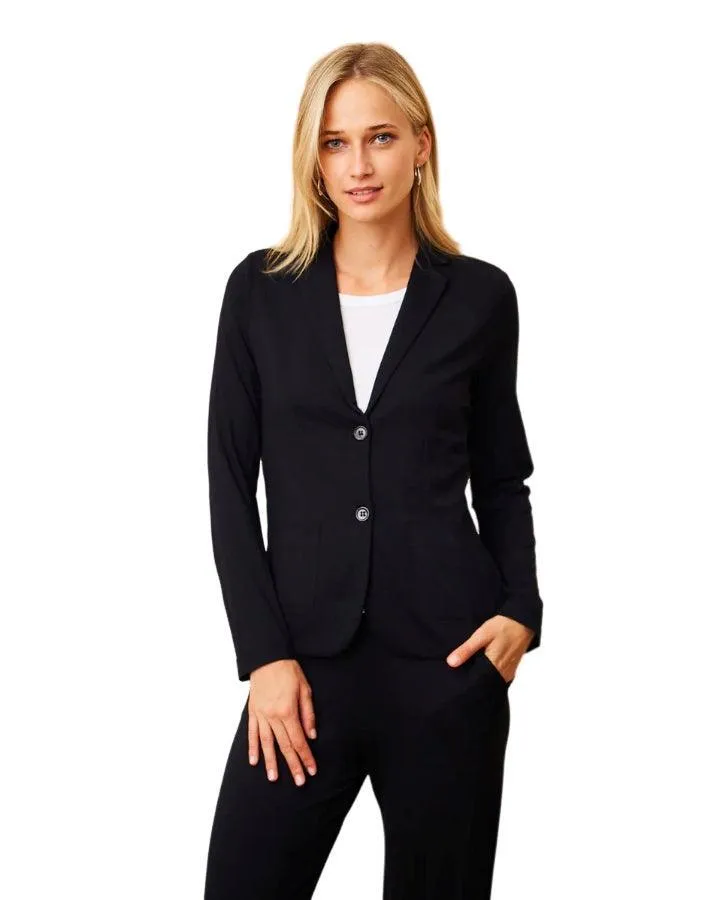 Majestic Filatures Soft Touch Two Button Blazer