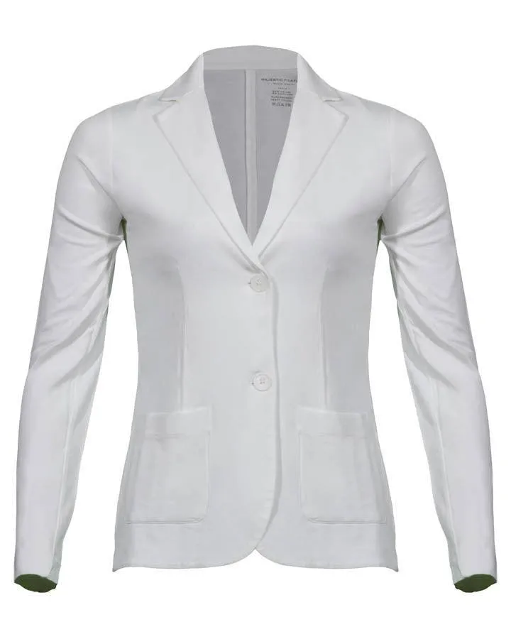 Majestic Filatures Soft Touch Two Button Blazer