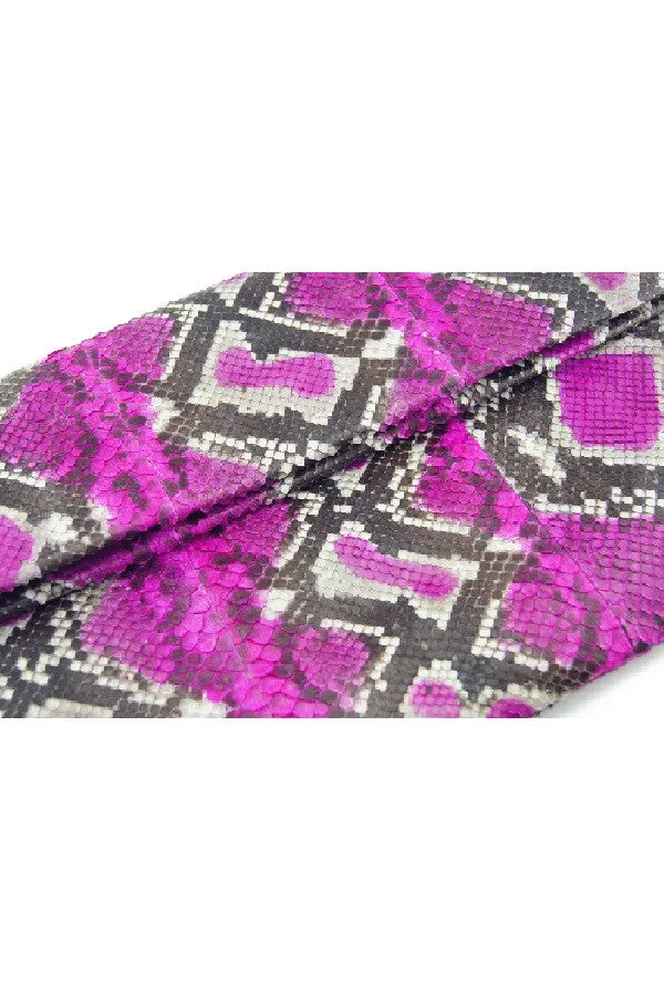 Mandalay Fuchsia Motif Foldover Clutch