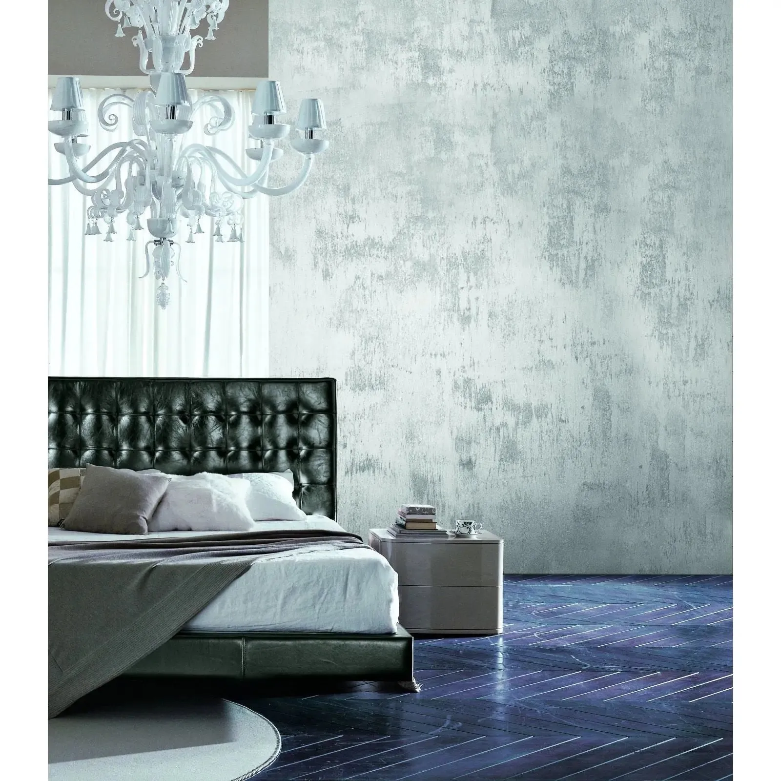 MARCOPOLO SABLE - Sand Textured Metallic Decorative Paint, Low Sheen, by San Marco (Silver Base)