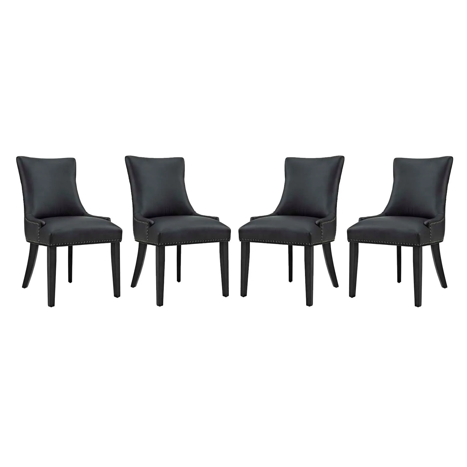 Marquis Dining Chair Faux Leather Set of 4