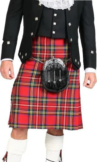 Men's 5 Yard Kilt - Lochcarron Braeriach 13oz Mediumweight Wool - Made to Order