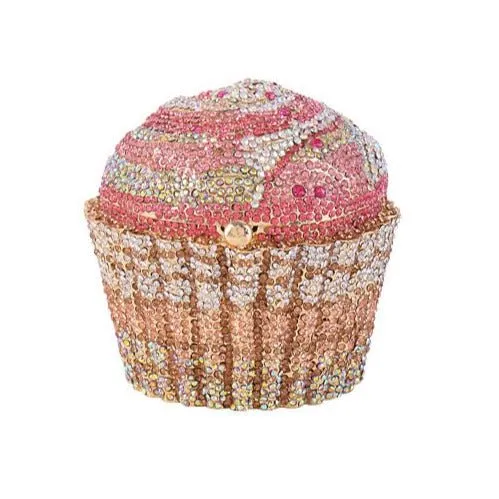 Mini Cupcake Clutch Crystal Evening Purse