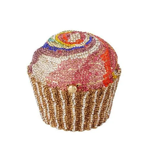 Mini Cupcake Clutch Crystal Evening Purse