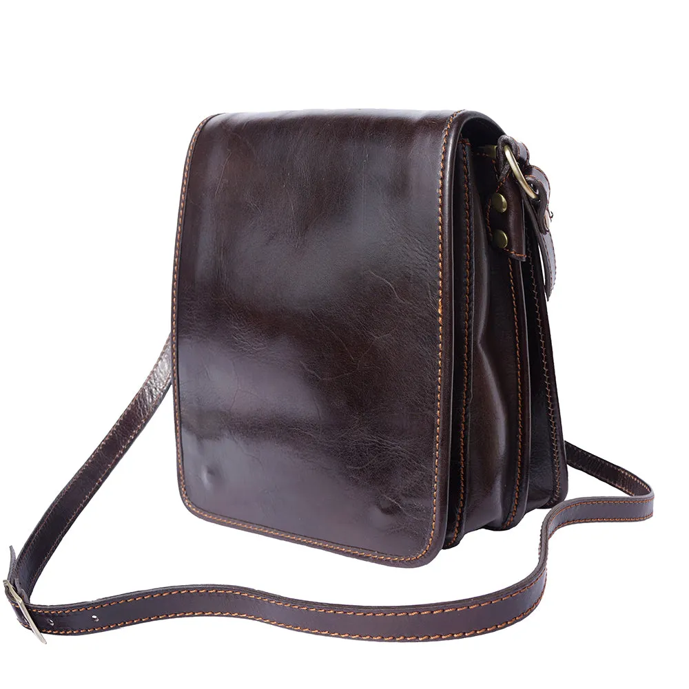 Mirko leather Messenger bag