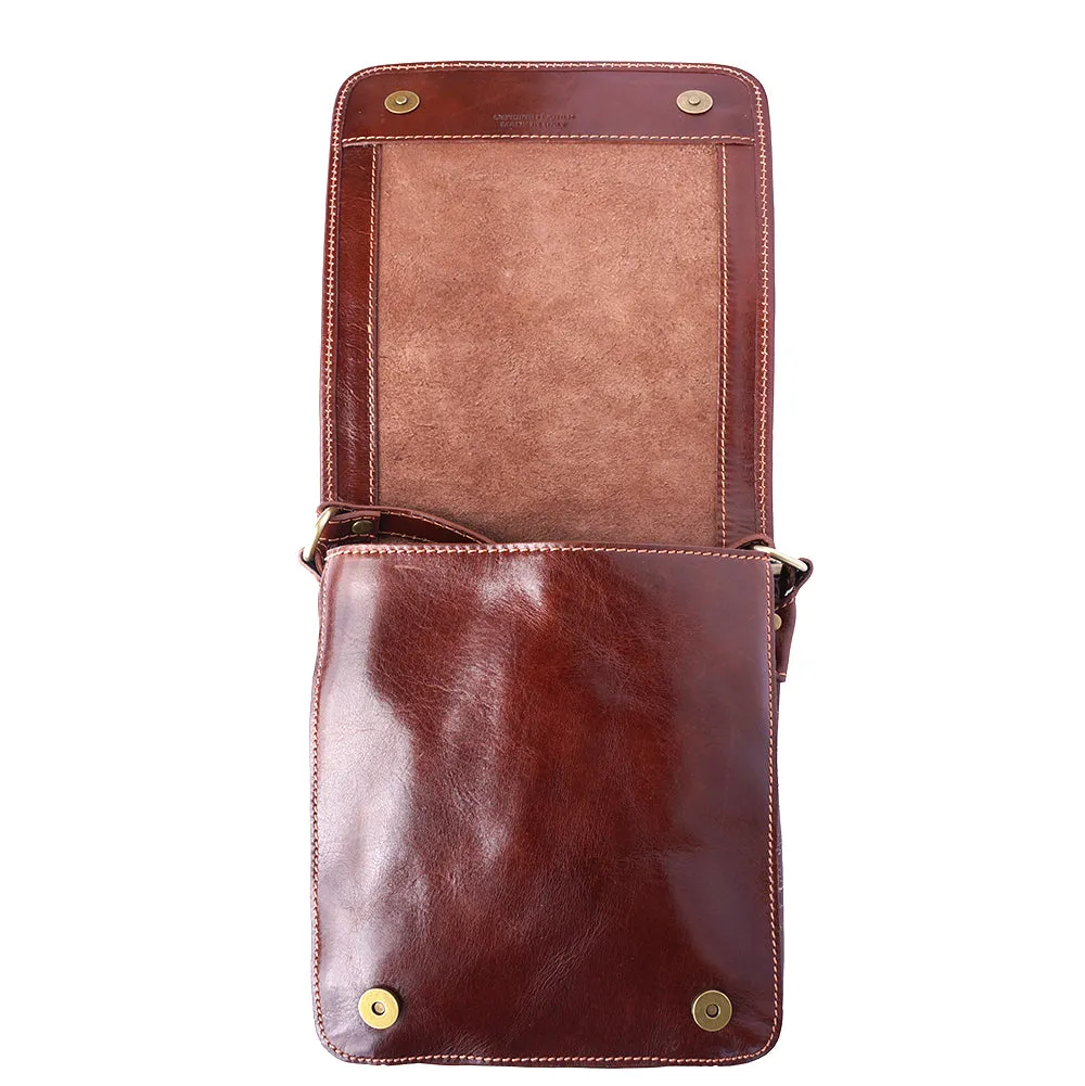 Mirko leather Messenger bag