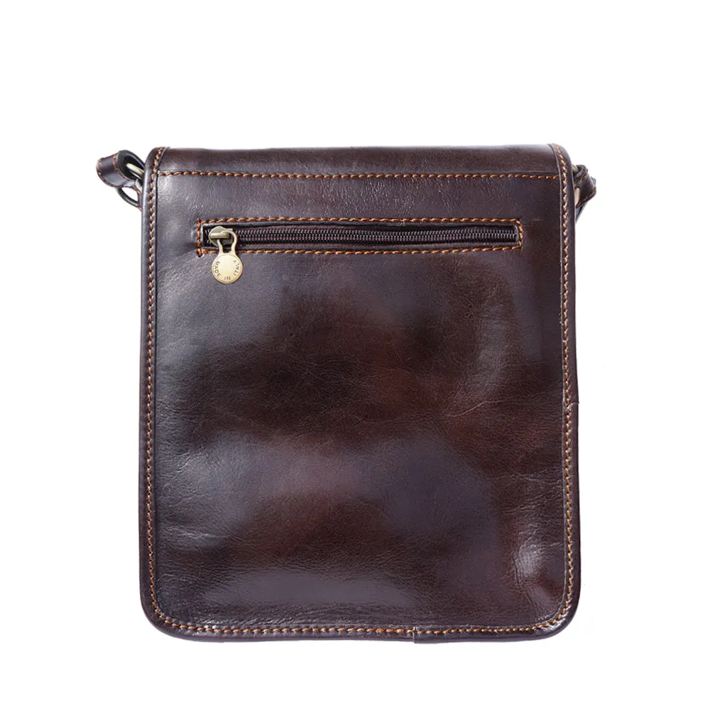 Mirko leather Messenger bag