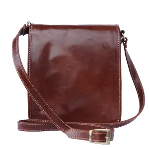 Mirko leather Messenger bag