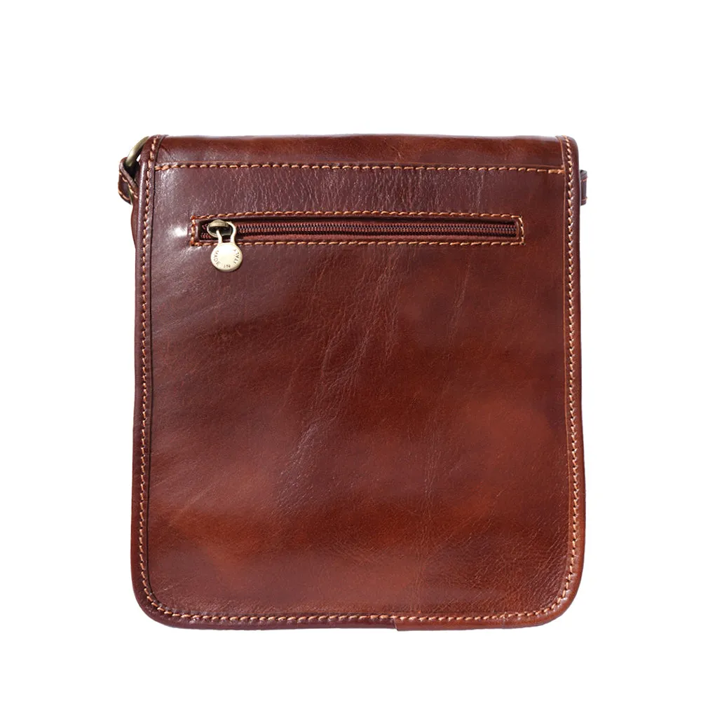 Mirko leather Messenger bag