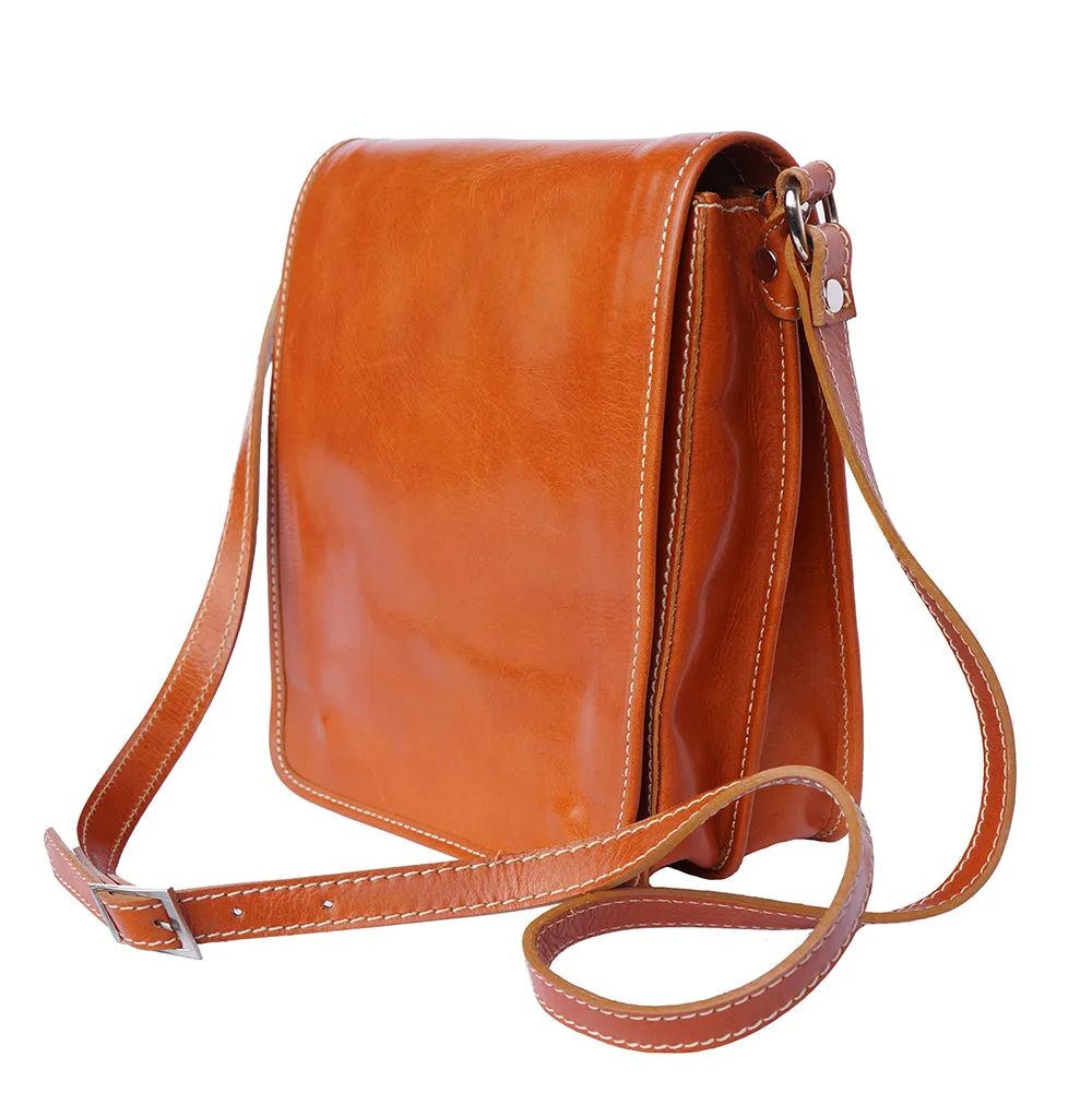 Mirko leather Messenger bag