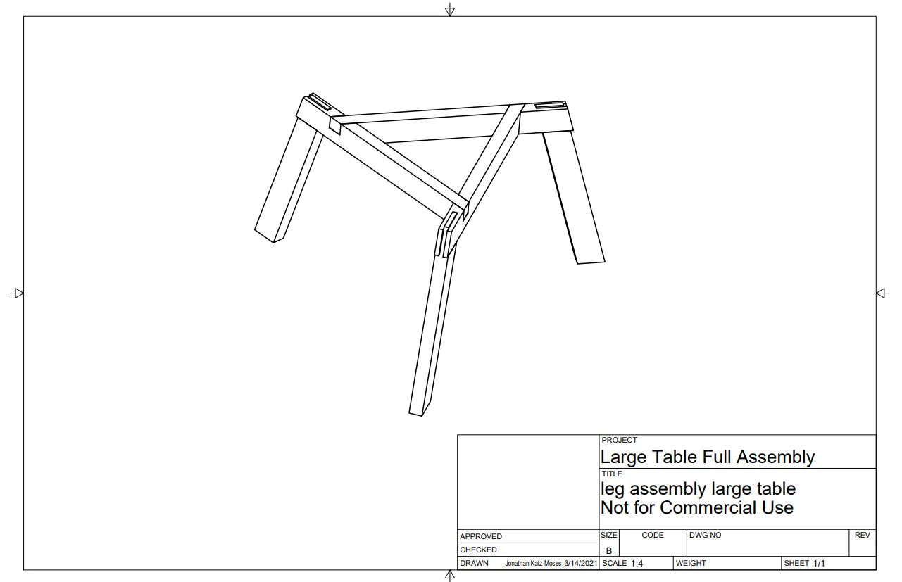 Modern Glass Table/Living Room Set FREE Plans