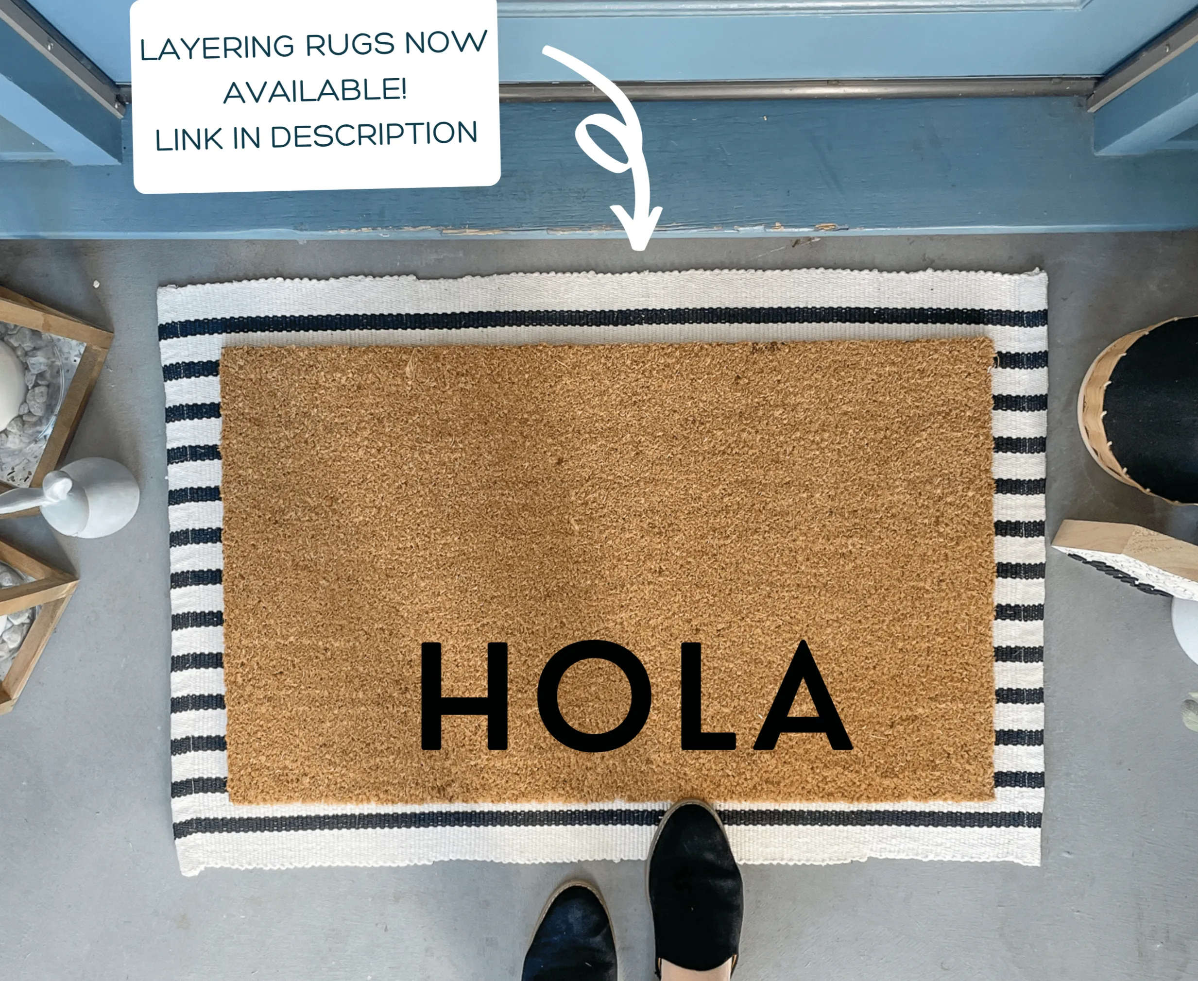 Modern HOLA Doormat