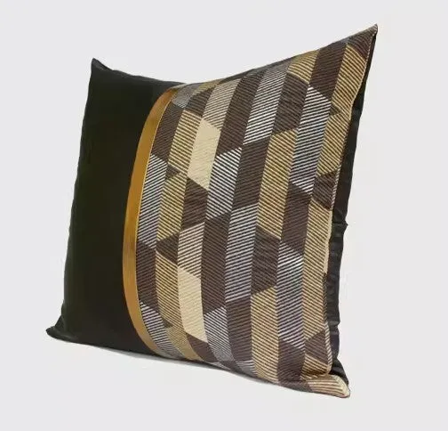 Modern Pillows for Living Room, Black Decorative Modern Pillows for Couch, Modern Sofa Pillows Covers, Modern Sofa Cushion