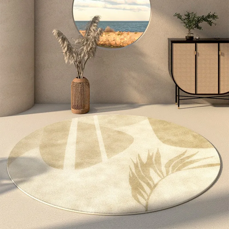 Modern Runner Rugs for Entryway, Circular Modern Rugs under Coffee Table, Bathroom Washable Modern Rugs, Round Contemporary Modern Rugs in Bedroom