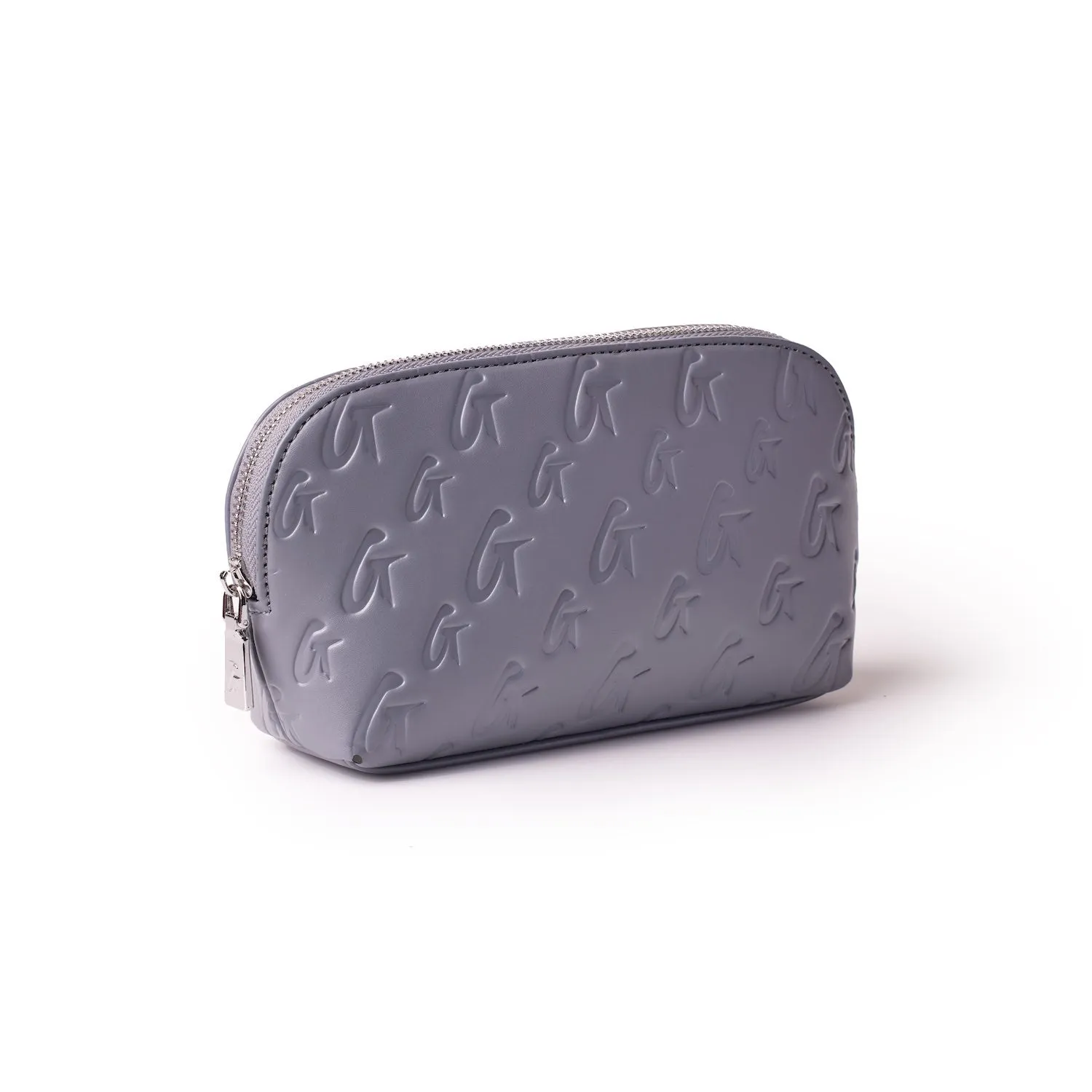 MONOGRAM COSMETIC POUCH - GRAY