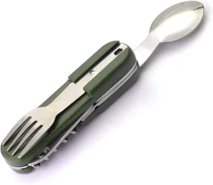 Multifunctional Foldable Fork Spoon Knife 7 in 1