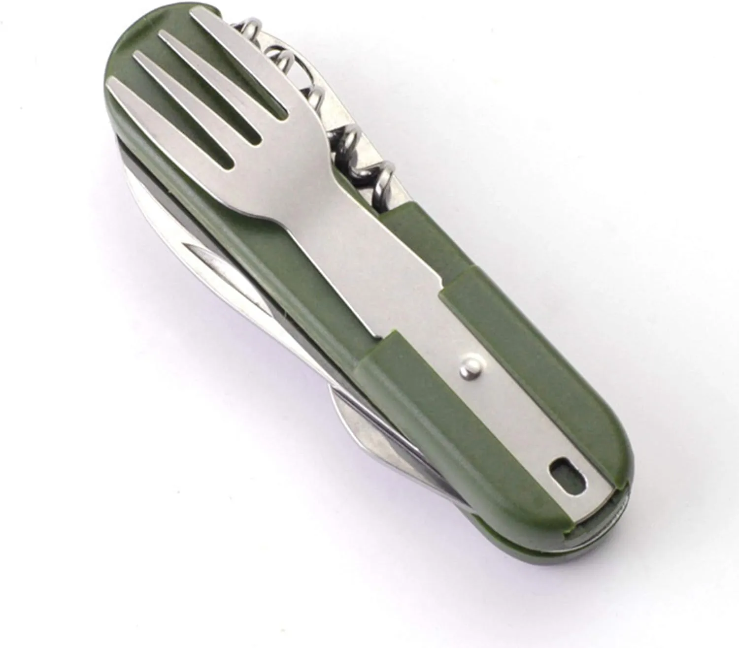 Multifunctional Foldable Fork Spoon Knife 7 in 1