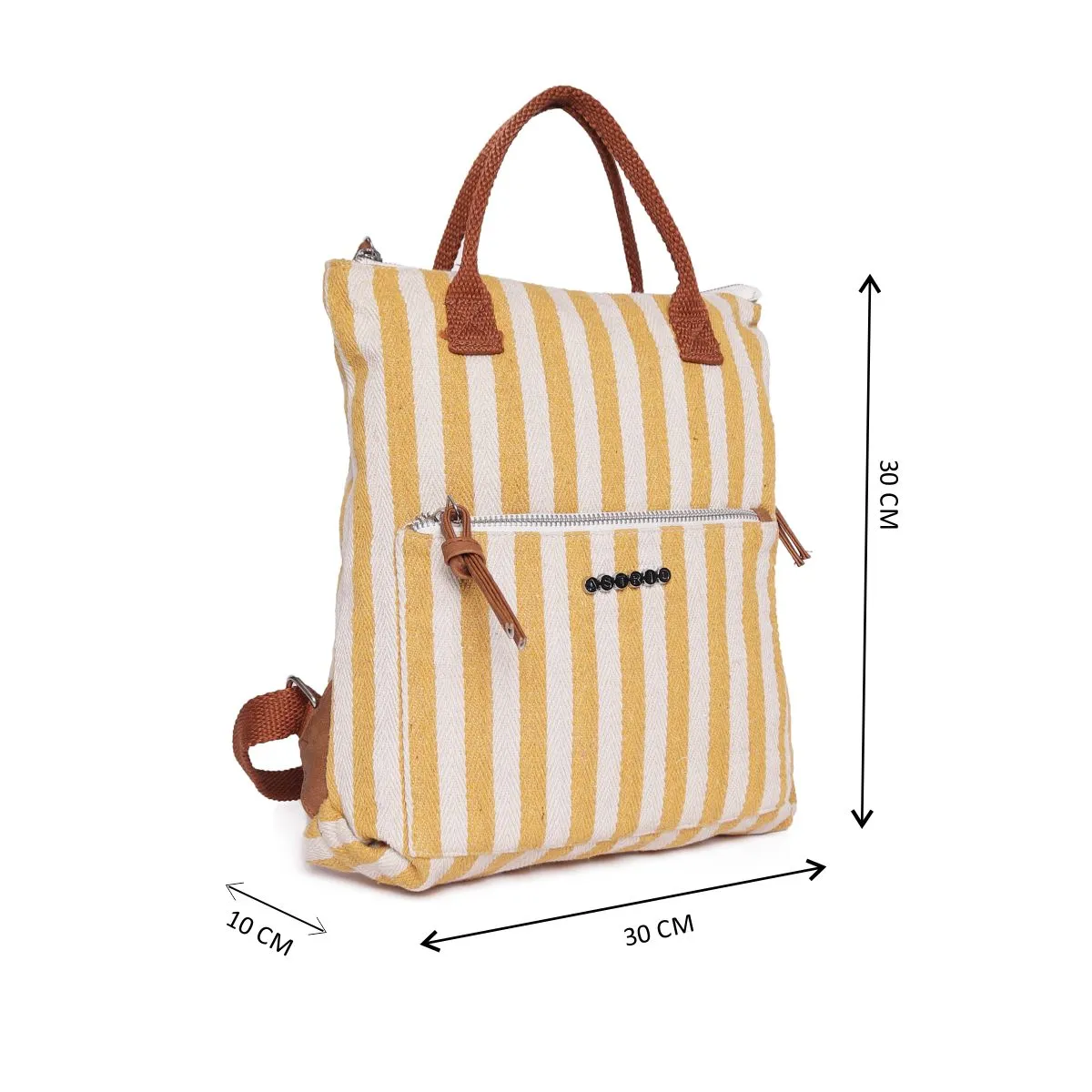 Mustard/Natural  Womens/  Girls / Kids Backpack