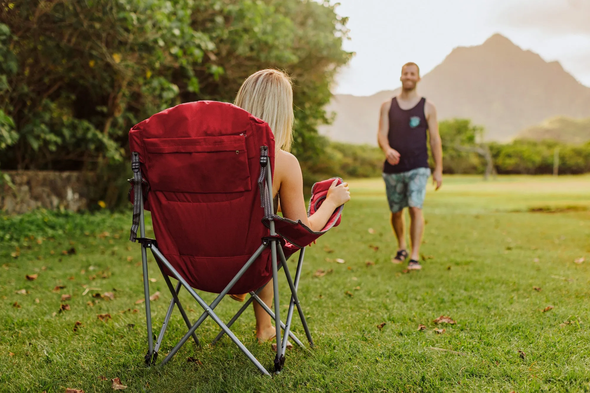 Nebraska Cornhuskers - Reclining Camp Chair