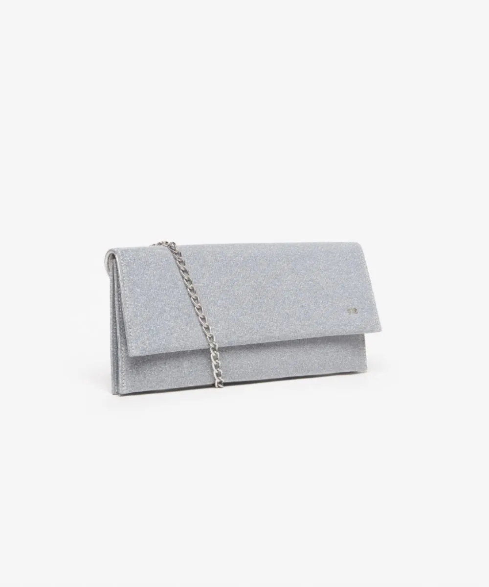 NERO GIARDINI SYNTHETIC CLUTCH BAG