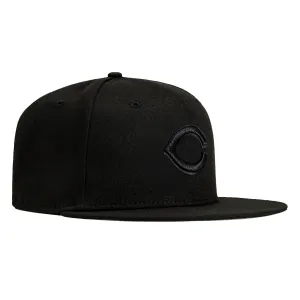 New Era 9Fifty MLB Basic Cincinnati Reds Snapback Hat - Black, Black