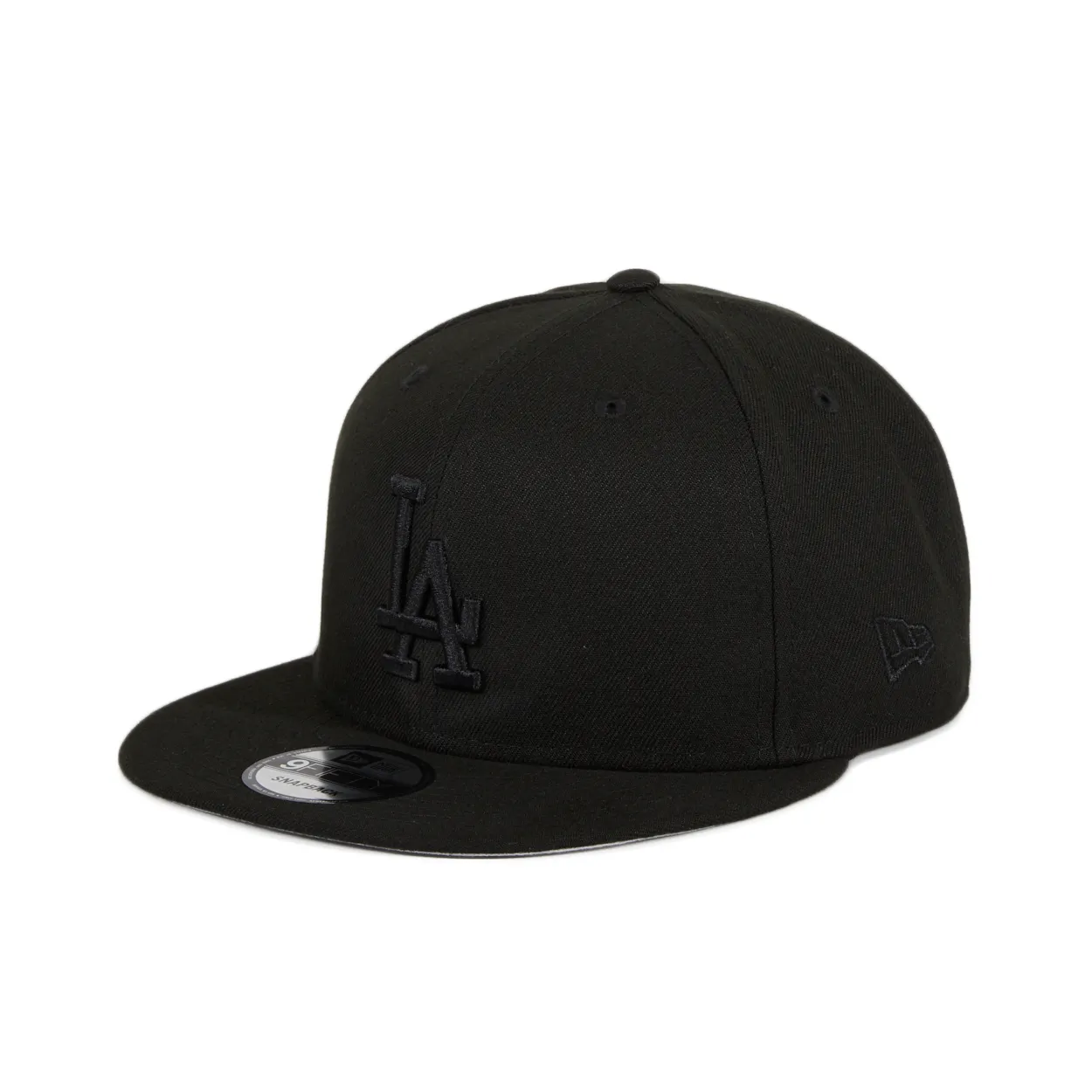 New Era 9Fifty MLB Basic Los Angeles Dodgers Snapback Hat - Black, Black