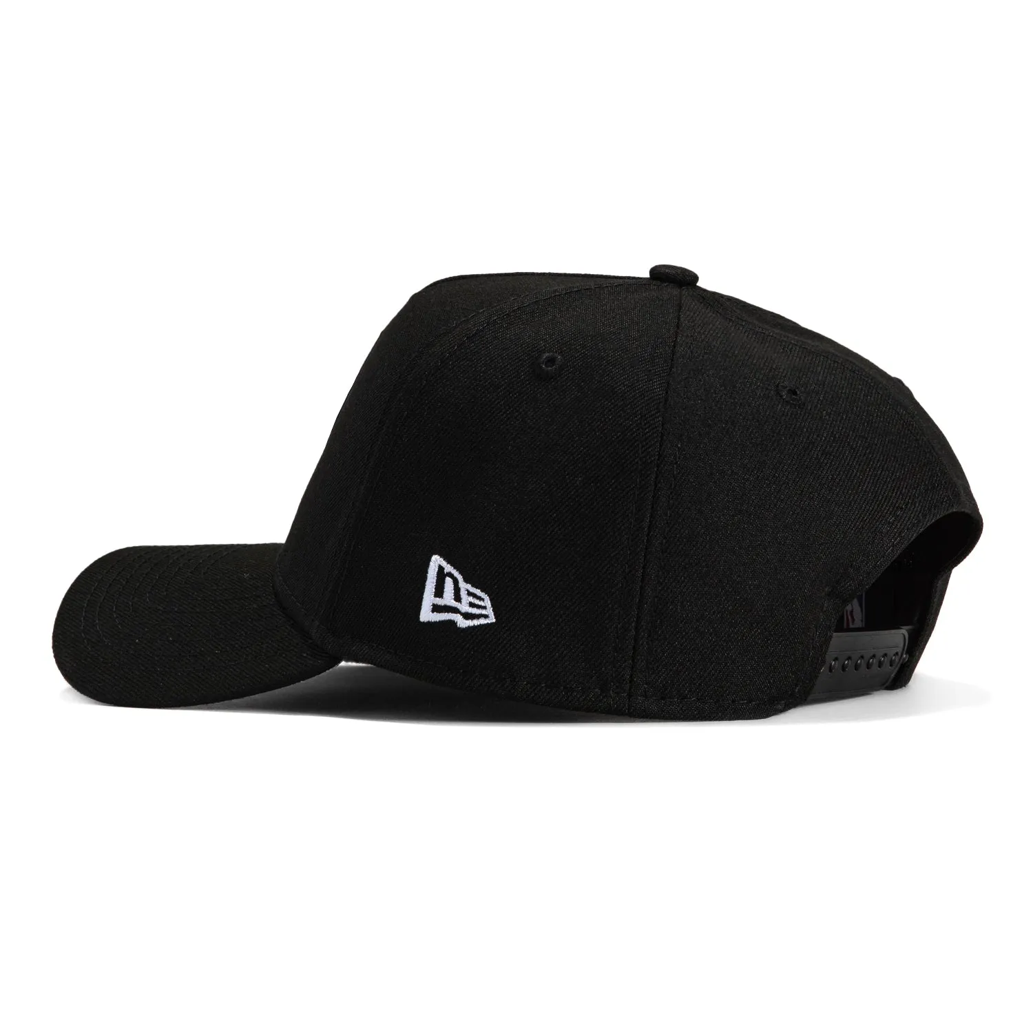 New Era 9Forty A-Frame Chicago Bulls Snapback Hat - Black, White