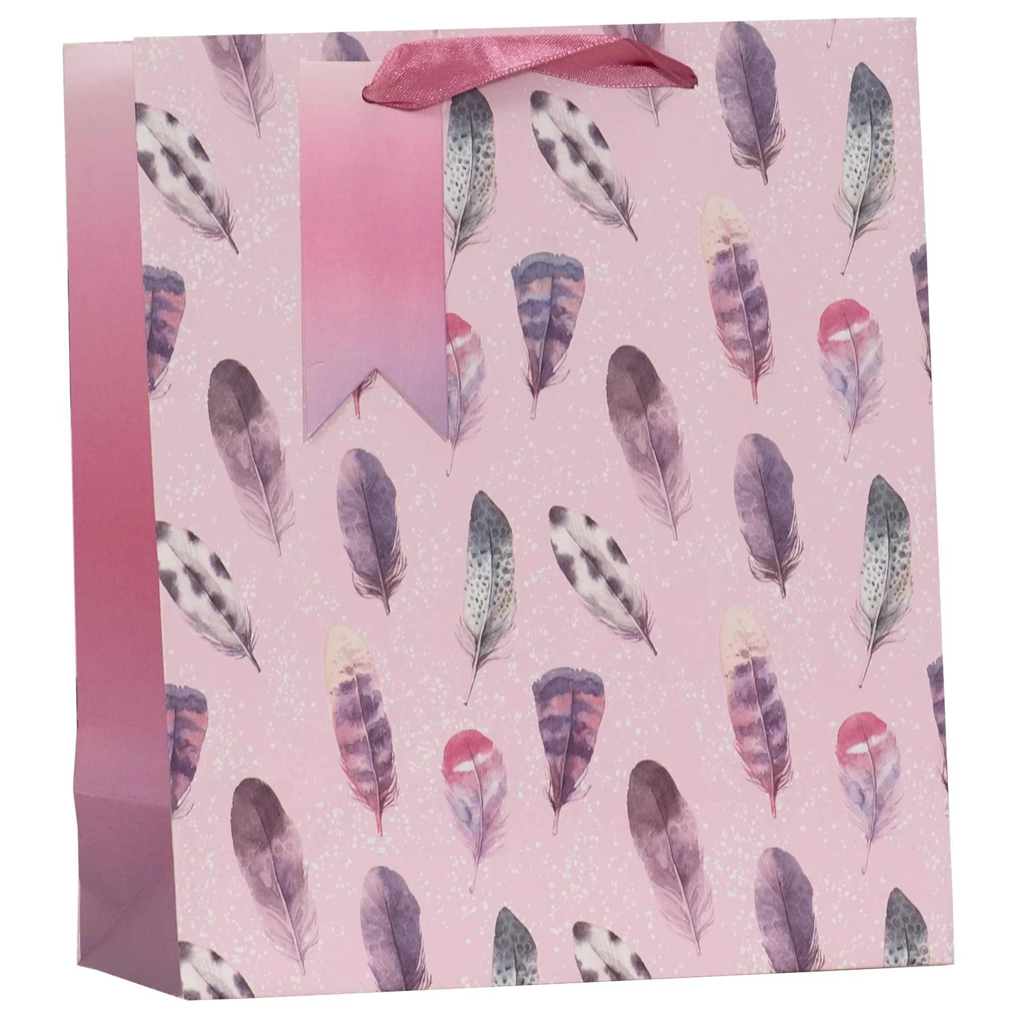 Partisan Pink Feather Gift Bag S/M