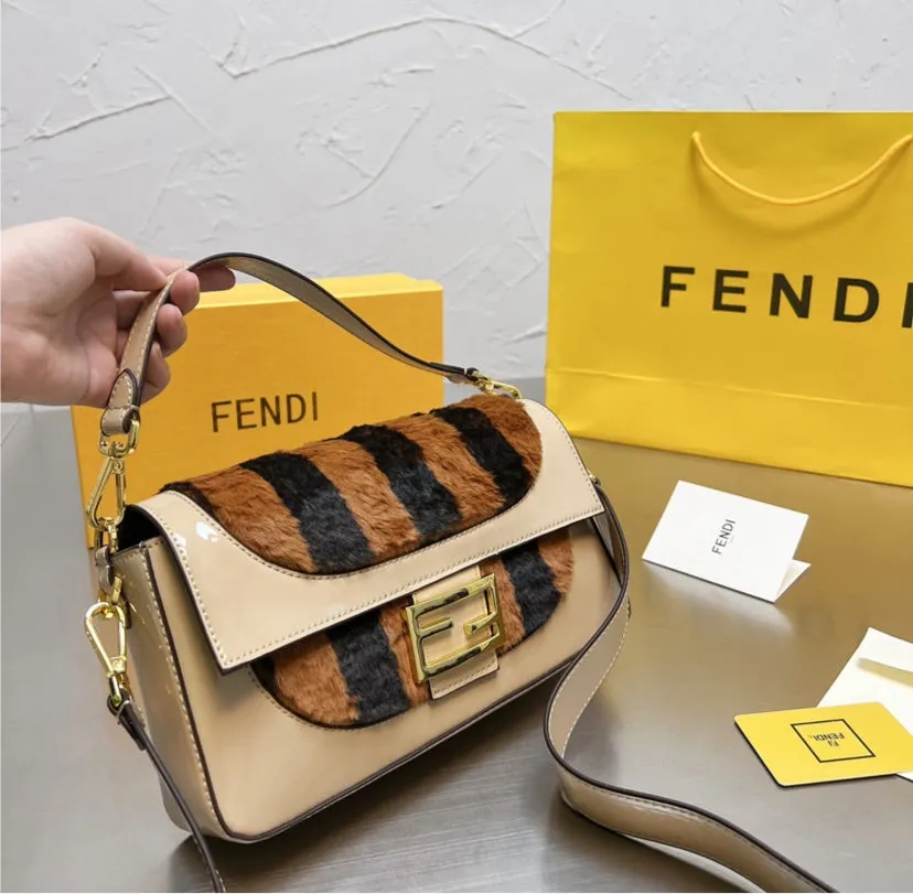 Patent leather Fendi handbag