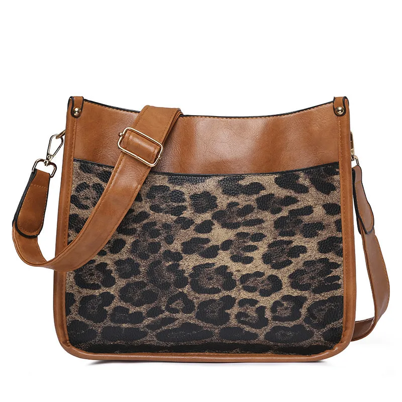 Paziye Leopard Strap Crossbody Bag