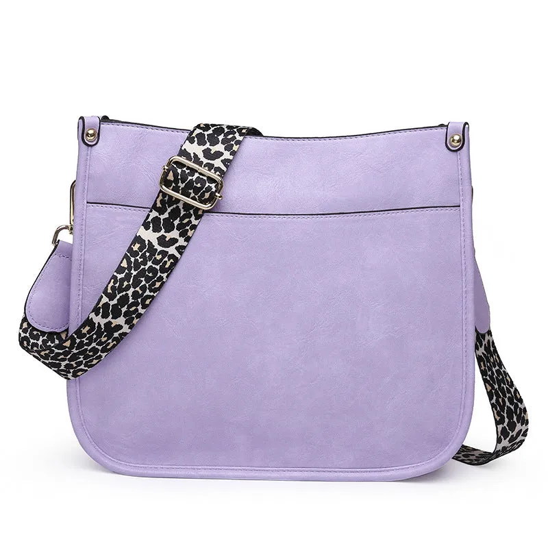 Paziye Leopard Strap Crossbody Bag