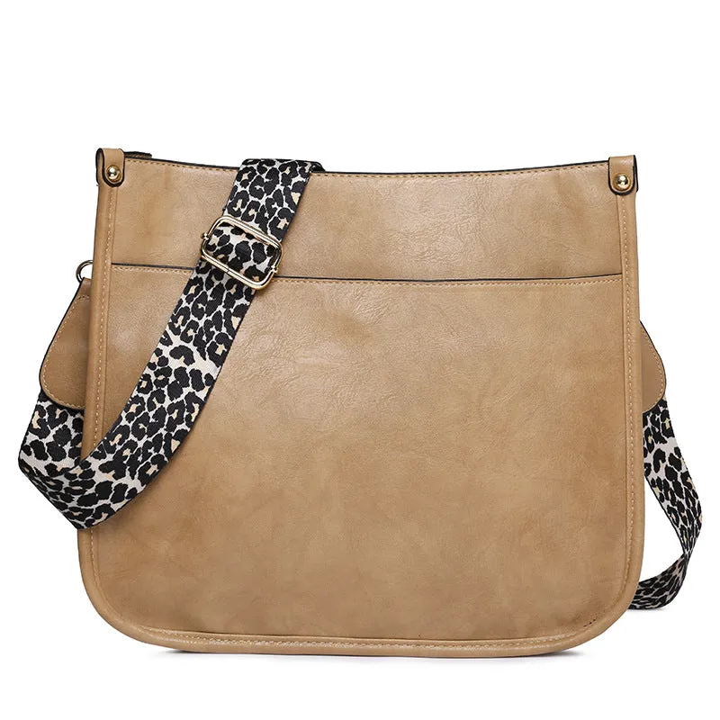 Paziye Leopard Strap Crossbody Bag