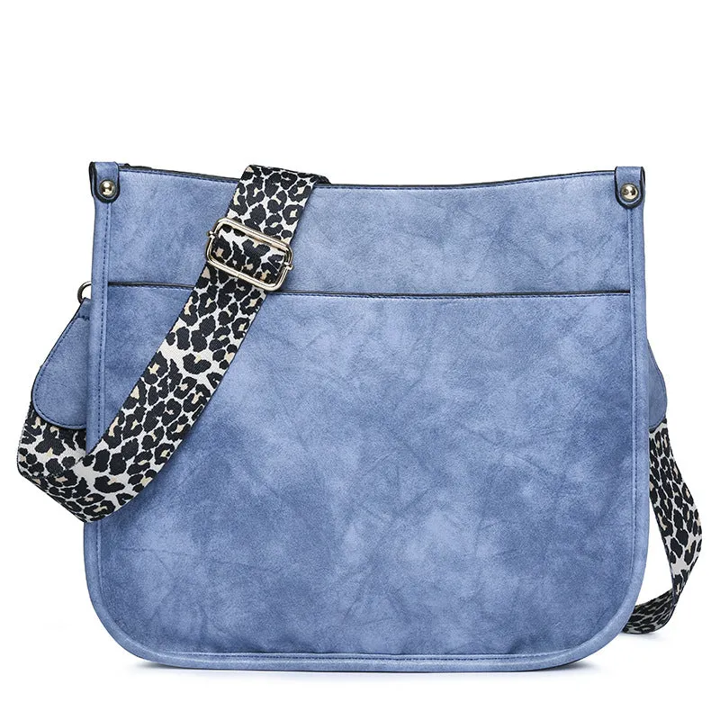 Paziye Leopard Strap Crossbody Bag