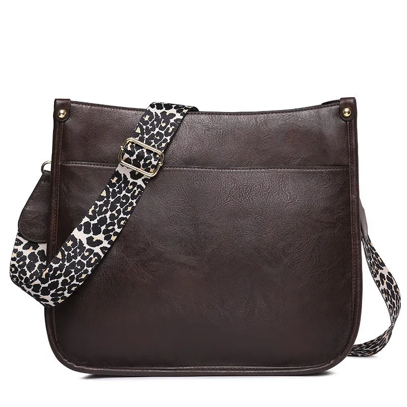 Paziye Leopard Strap Crossbody Bag