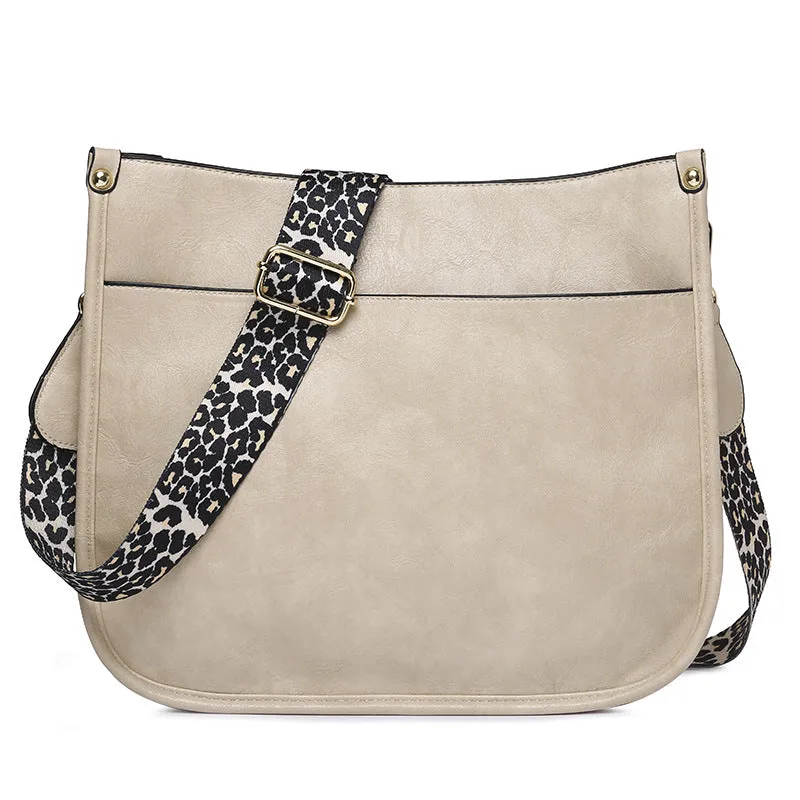 Paziye Leopard Strap Crossbody Bag