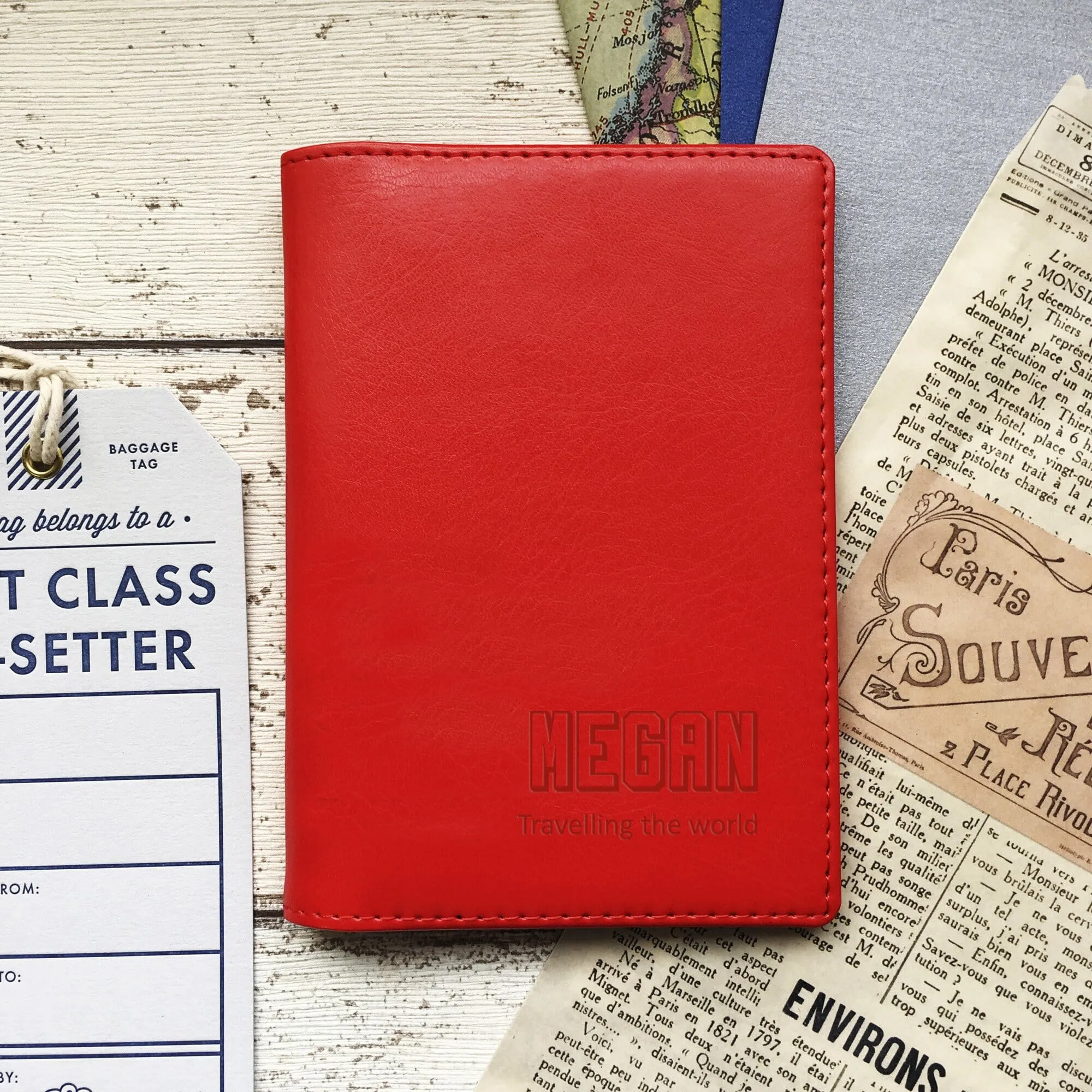 Personalised Adventure Passport Cover