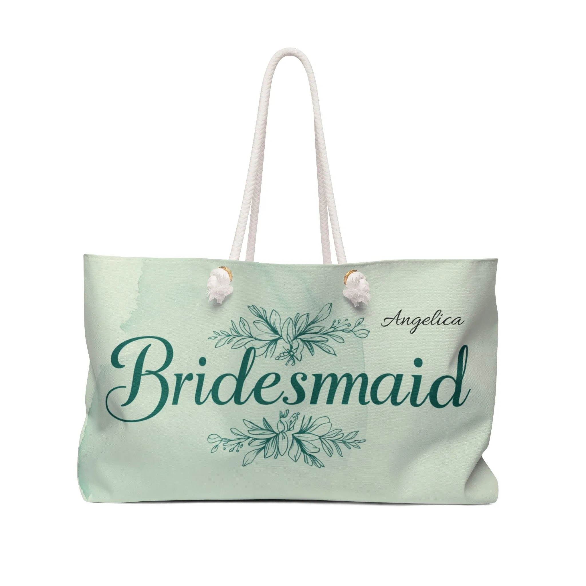 Personalized Bridesmaid Weekender Bag