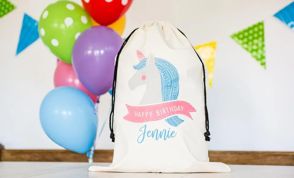 Personalized Kids Jumbo Birthday Gift Bags