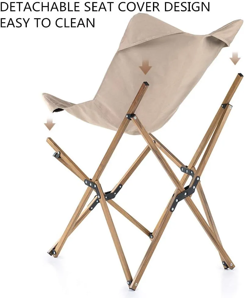 Portable Outdoor Camping Folding Chair With Carrying Bag