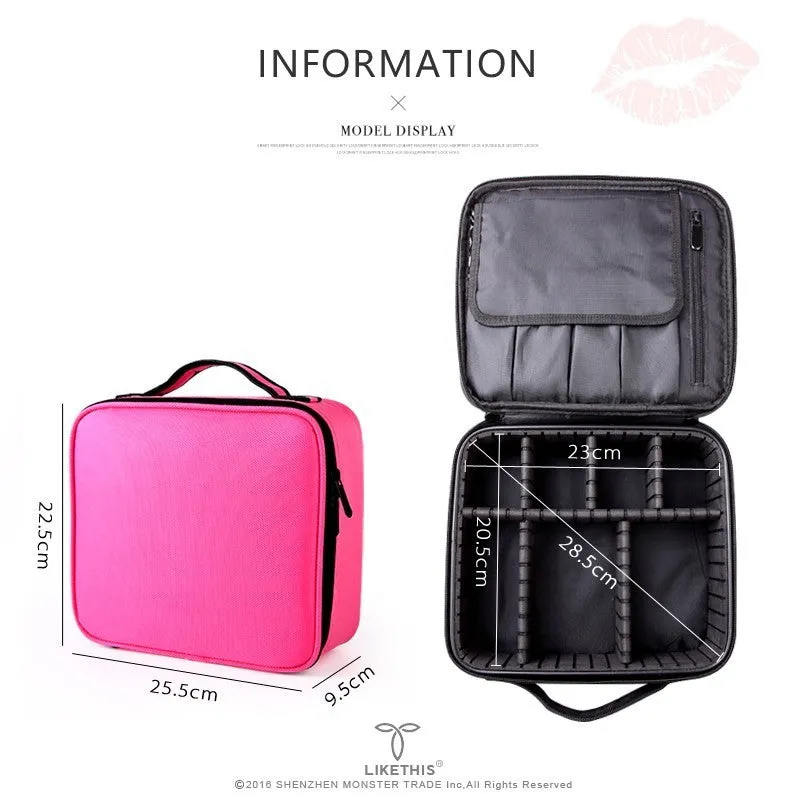 Professional Toiletry Cosmetic Bag Organizer