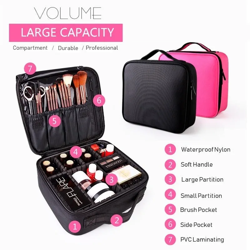 Professional Toiletry Cosmetic Bag Organizer