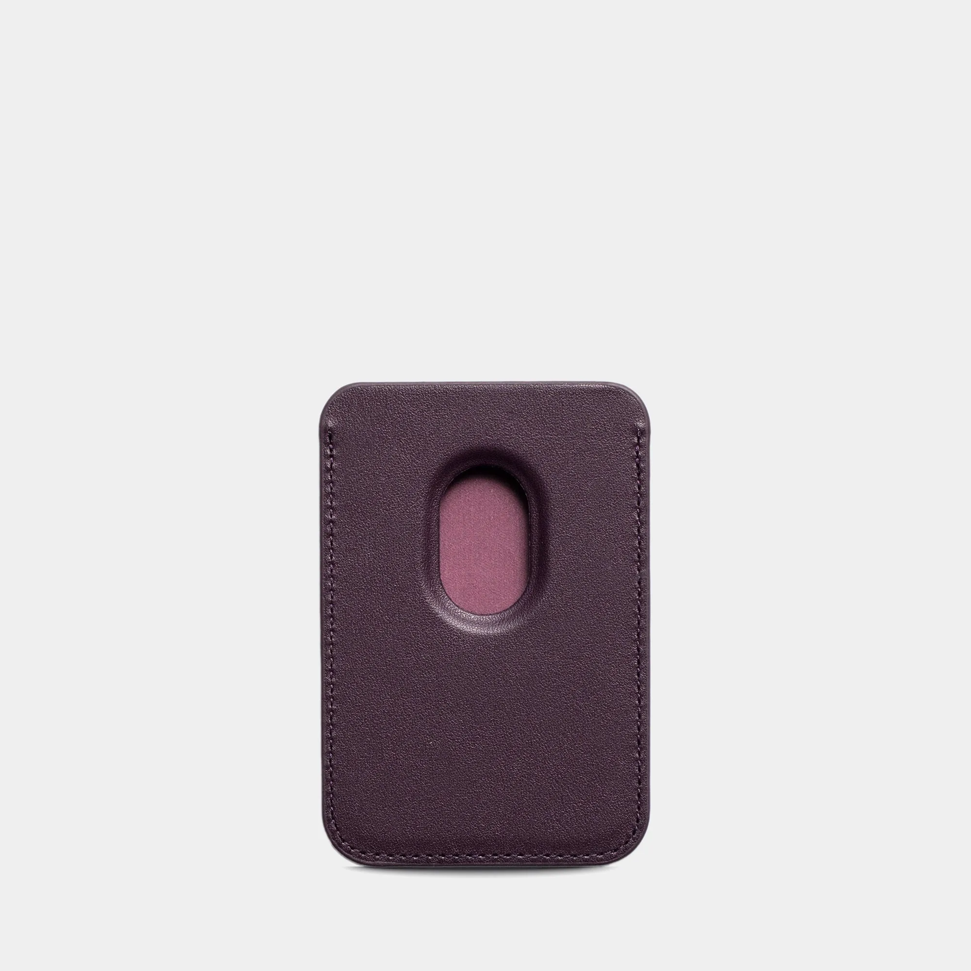 Purple MagSafe Personalized Card Holder