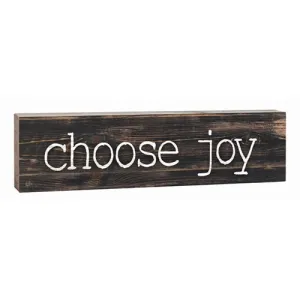 "Choose Joy" Block Decor - 1.5x6