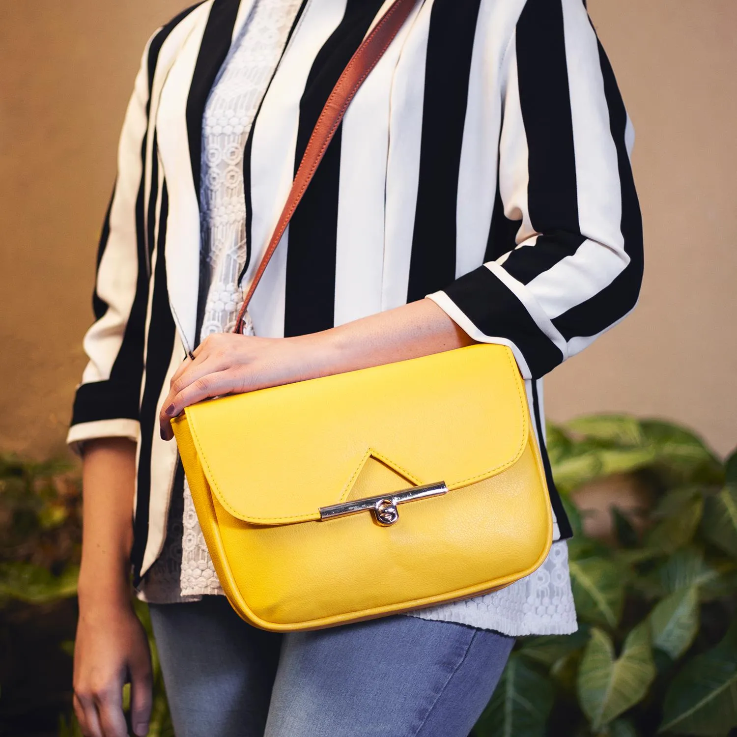 Rangoon Baguette Belt Bag Yellow